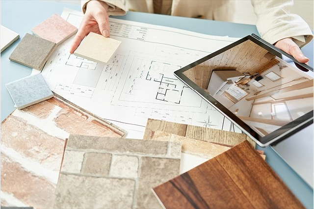 インテリアコーディネーター打ち合わせの様子