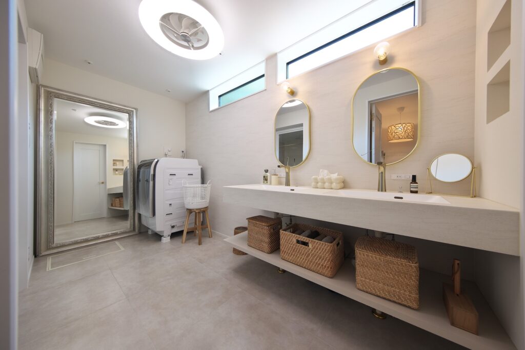 SE構法の家｜淡色インテリアが映える大空間LDKの住まい