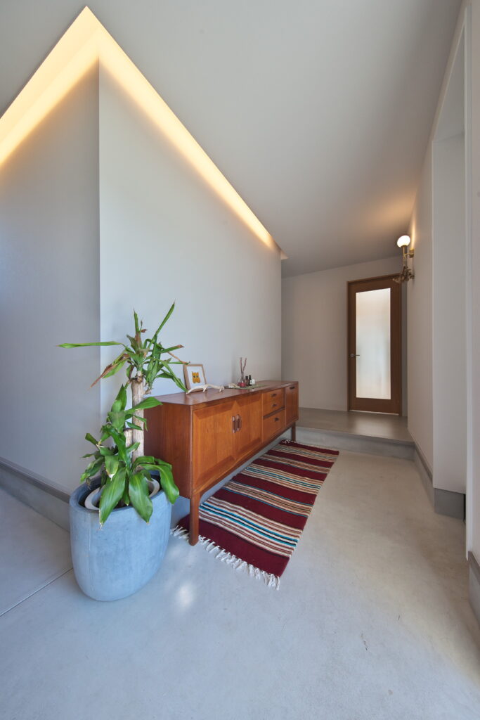 広々とした土間玄関