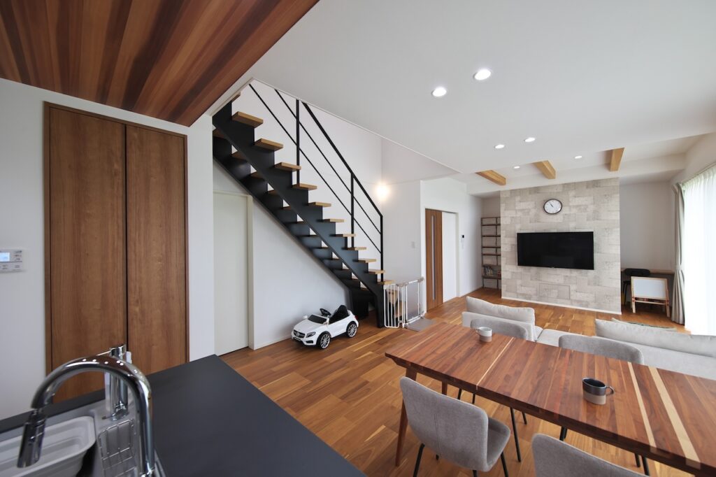 開放感のあるLDK空間